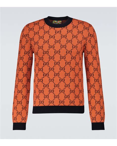gucci orange sweater